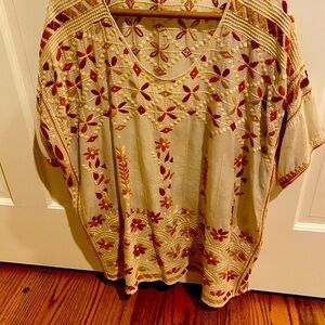 Johnny Was embroidered shirt